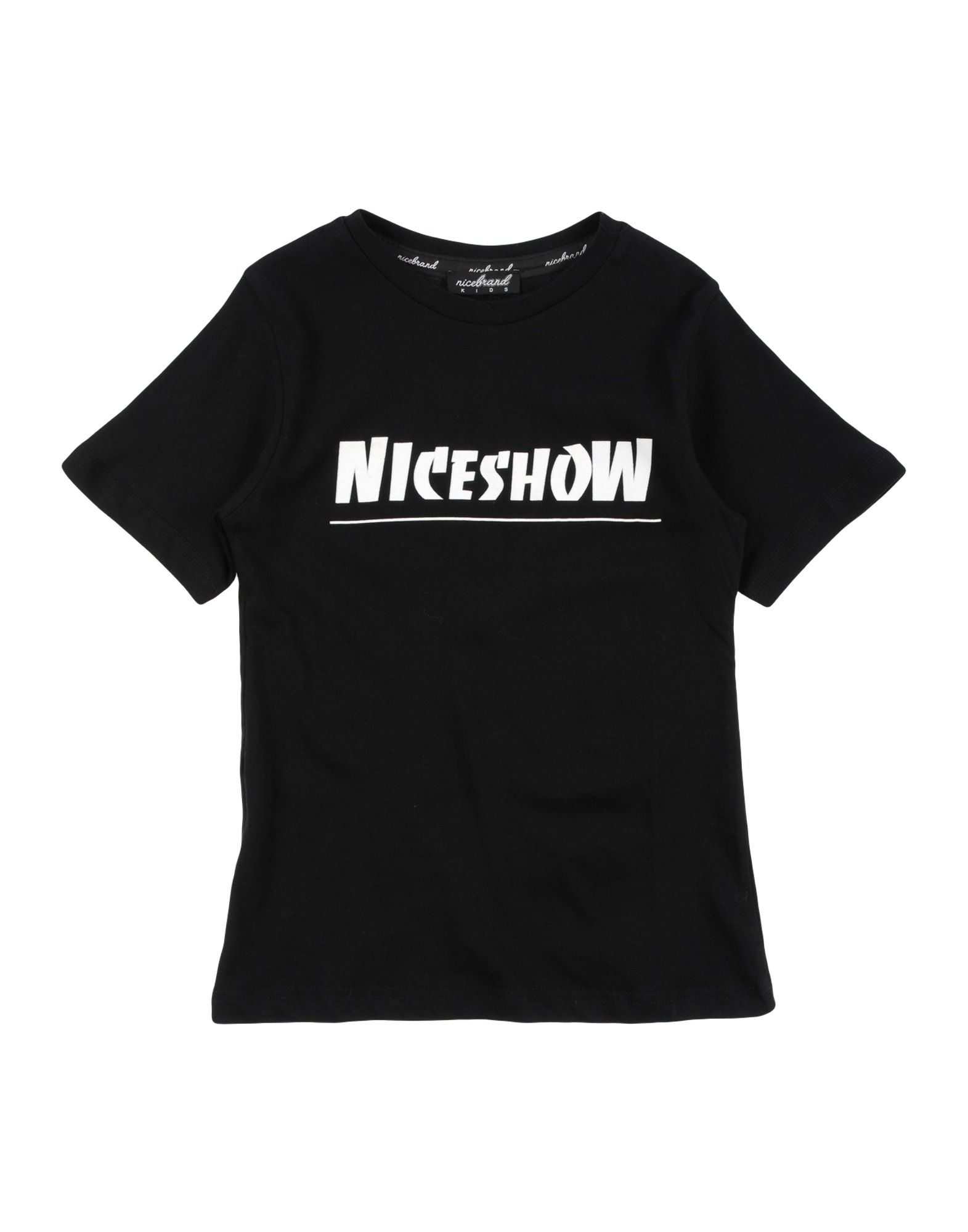 Nicebrand Kids' T-shirts In Black