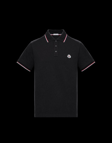 moncler black polo