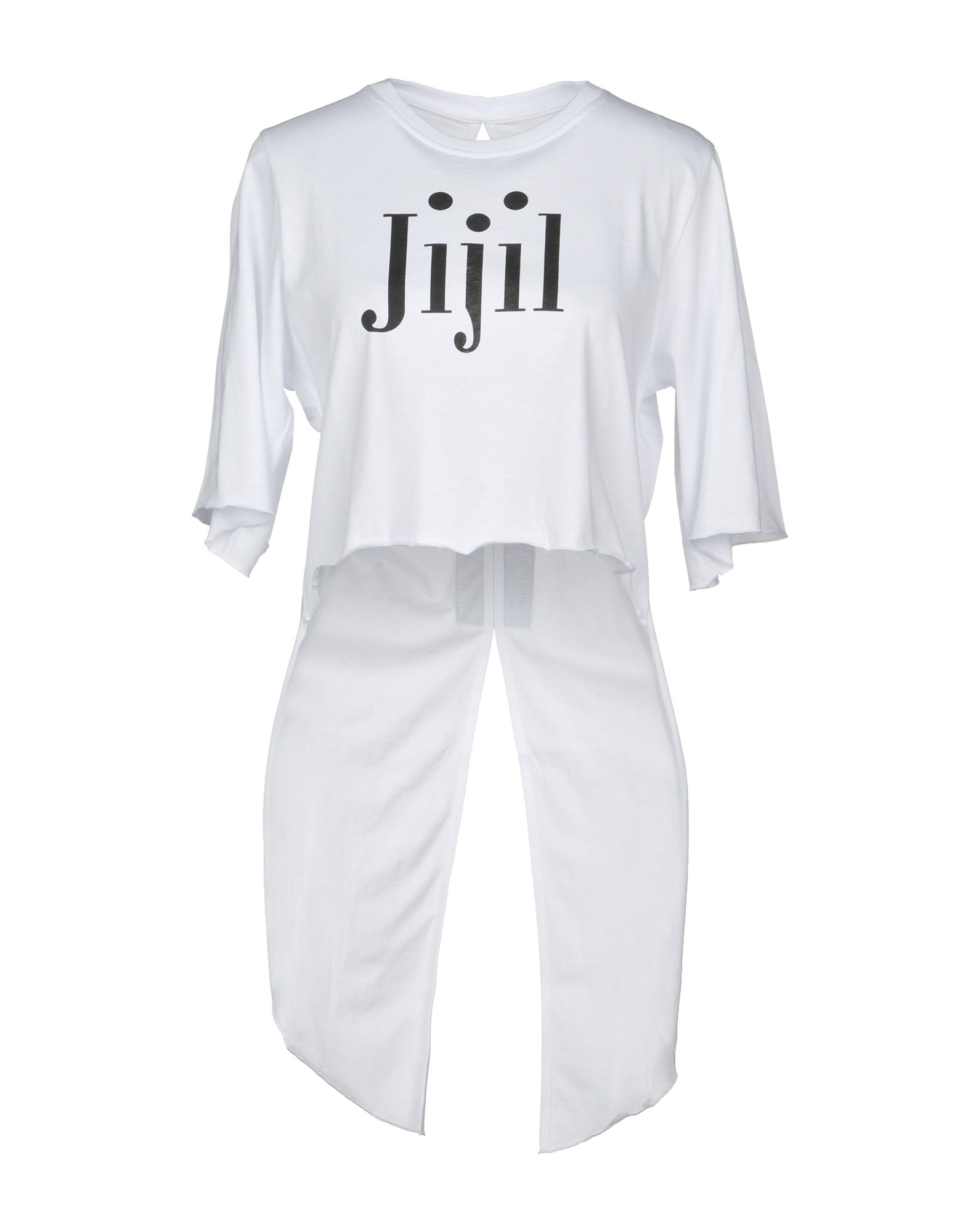 《送料無料》JIJIL レディース T シャツ ホワイト XS 100% コットン