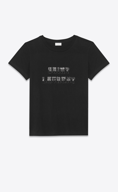 SAINT LAURENT Tシャツ レディース 70's saint laurent logo t-shirt a_V4