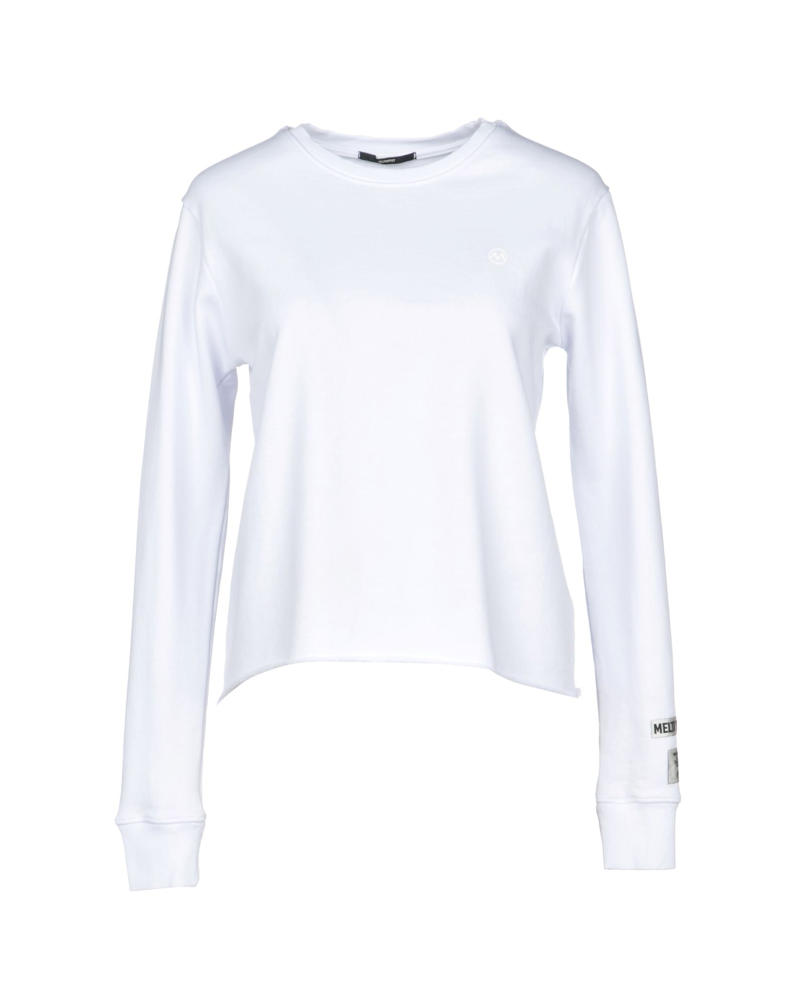 《送料無料》MELTIN POT レディース スウェットシャツ ホワイト S コットン 100%
