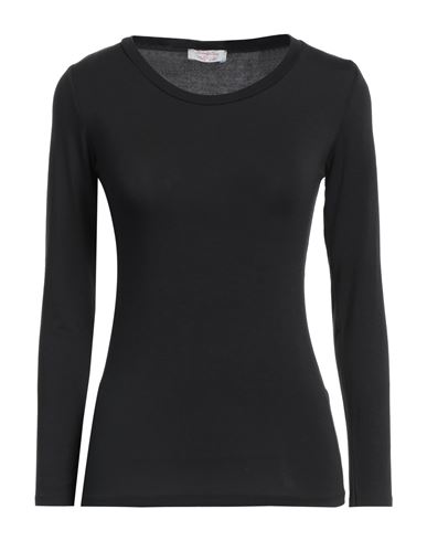 Woman T-shirt Black Size XS Viscose, Elastane