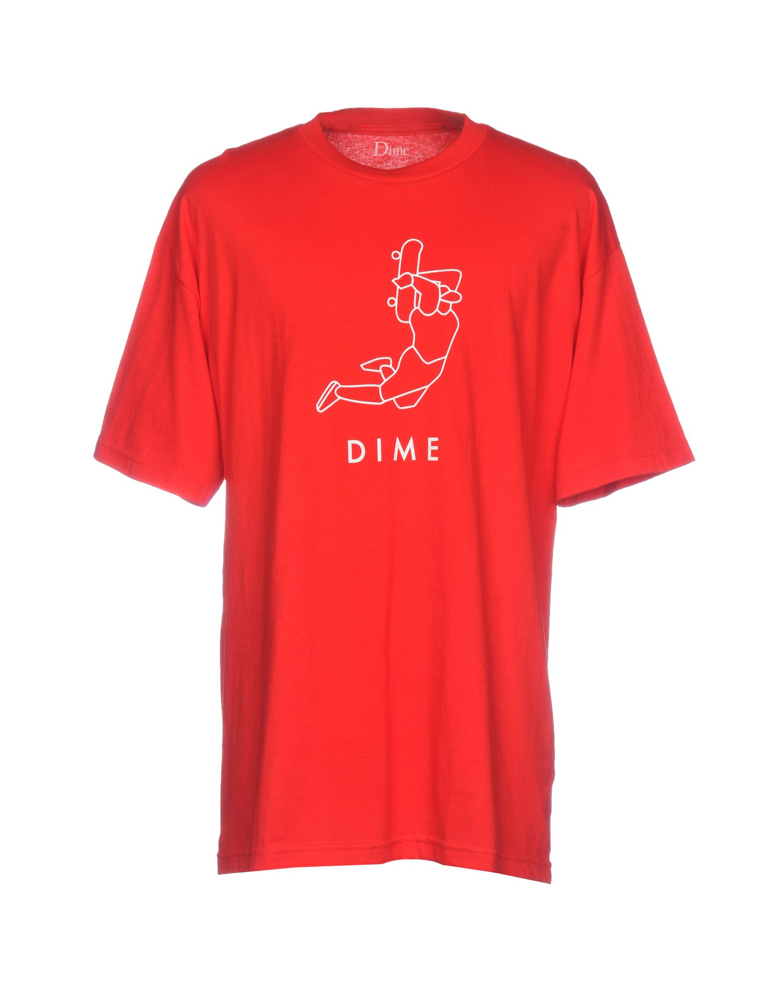 《送料無料》DIME メンズ T シャツ レッド XL コットン 100%