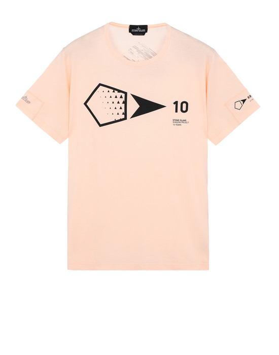 12213597qe - Polo - T-Shirts STONE ISLAND SHADOW PROJECT Short sleeve t-shirt 20310 PRINTED SS 10 YEARS ANNIVERSARY-T (JERSEY MAKO) GARMENT DYED STONE ISLAND SHADOW PROJECT - 0