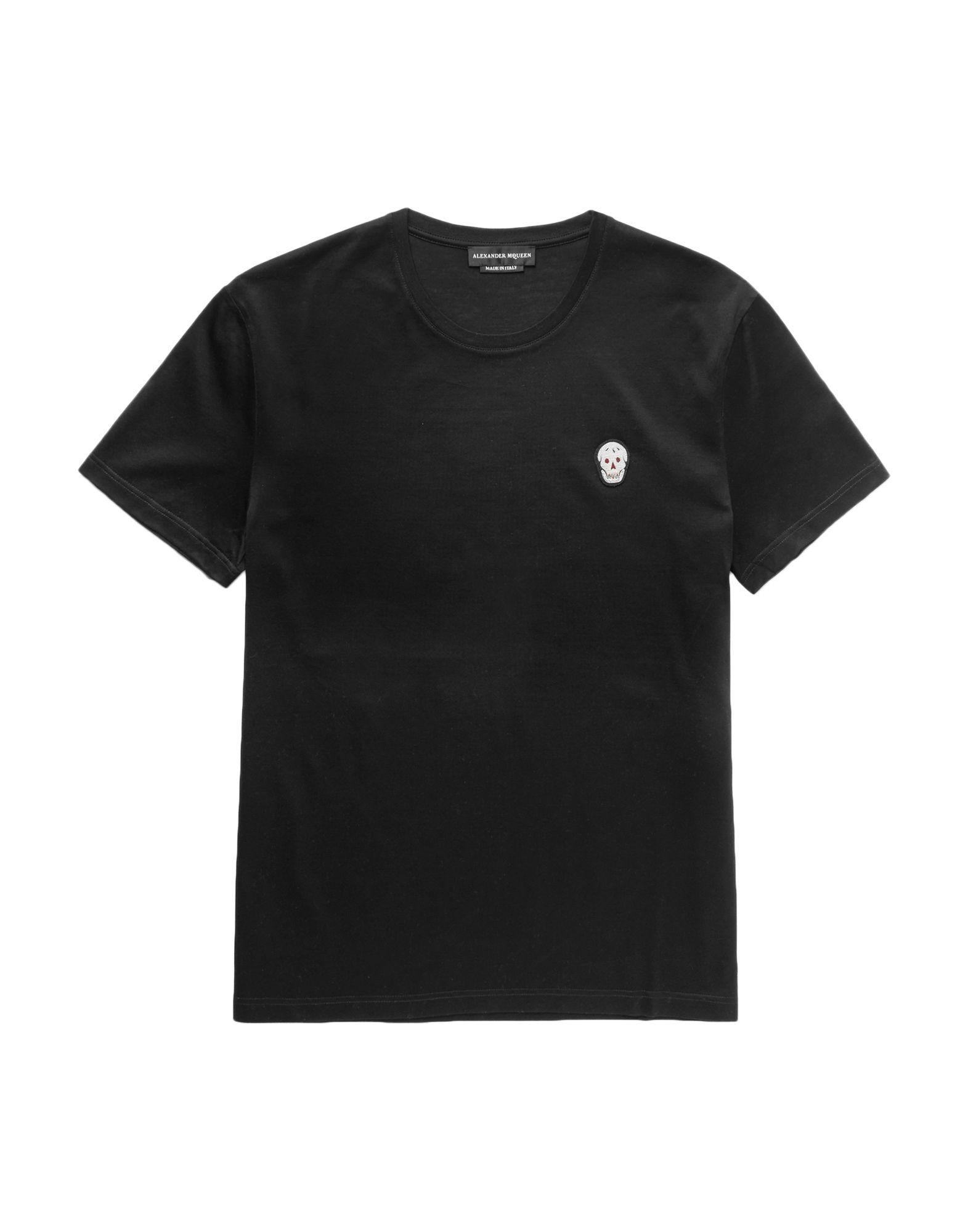 《セール開催中》ALEXANDER MCQUEEN メンズ T シャツ ブラック XXL コットン 100% / ポリエステル / レーヨン