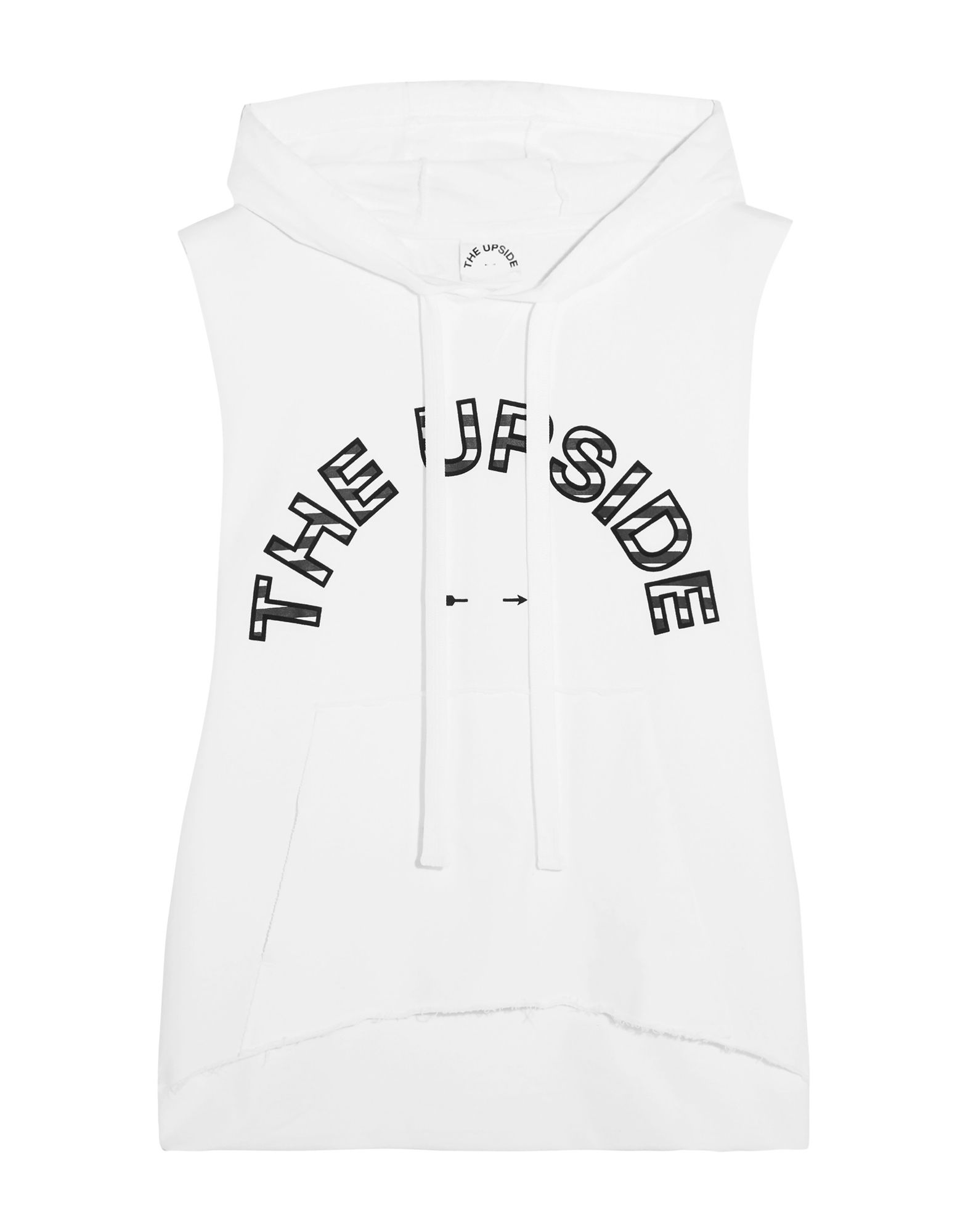 《送料無料》THE UPSIDE レディース スウェットシャツ ホワイト XS コットン 100%