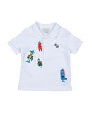 PAUL SMITH Jungen 0-24 monate Poloshirt Farbe Wei� Gr��e 4