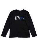 EMPORIO ARMANI Jungen 9-16 jahre T-shirts Farbe Schwarz Gr��e 4