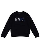 EMPORIO ARMANI Jungen 9-16 jahre Sweatshirt Farbe Schwarz Gr��e 2