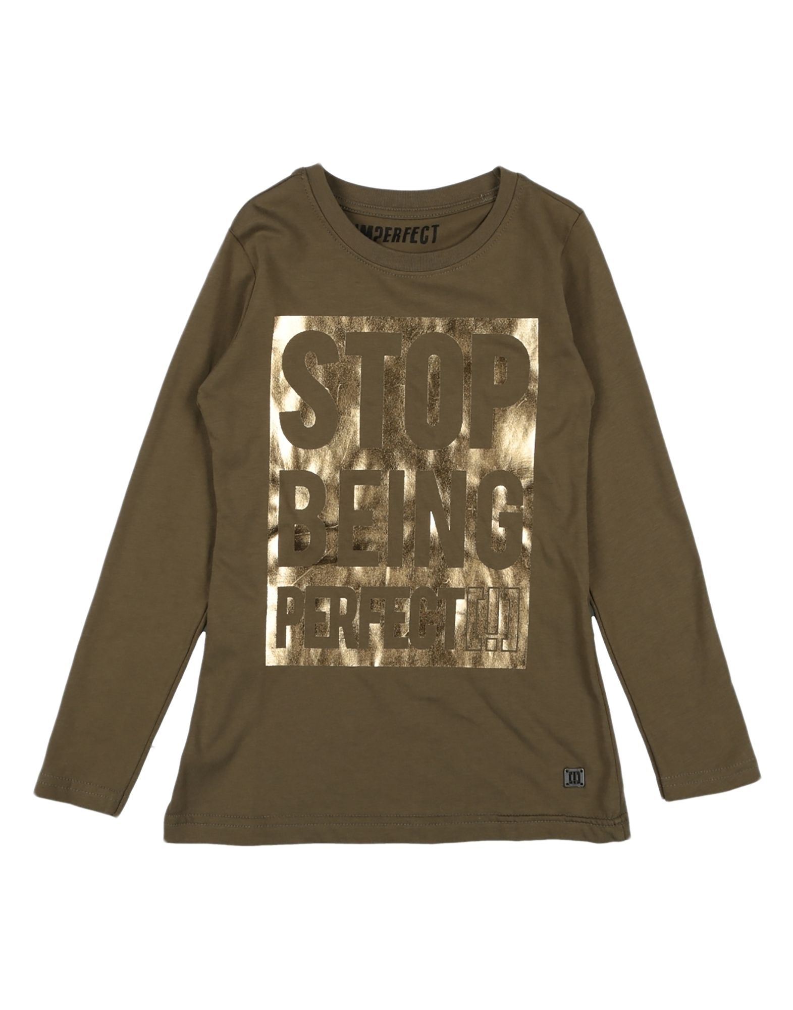!m?erfect Kids'  T-shirts In Military Green
