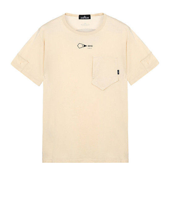 12219507bi - Polo - T-Shirts STONE ISLAND SHADOW PROJECT Short sleeve t-shirt 20110 PRINTED SS CATCH POCKET-T (JERSEY MAKO) GARMENT DYED STONE ISLAND SHADOW PROJECT - 0