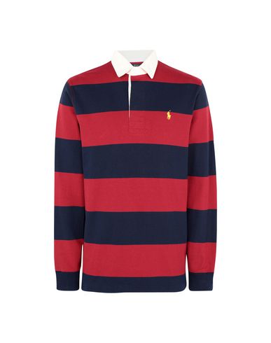 POLO RALPH LAUREN THE ICONIC RUGBY SHIRT, Midnight blue Men's Polo Shirt