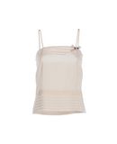 TWINSET Damen Top Farbe Sand Gr��e 3