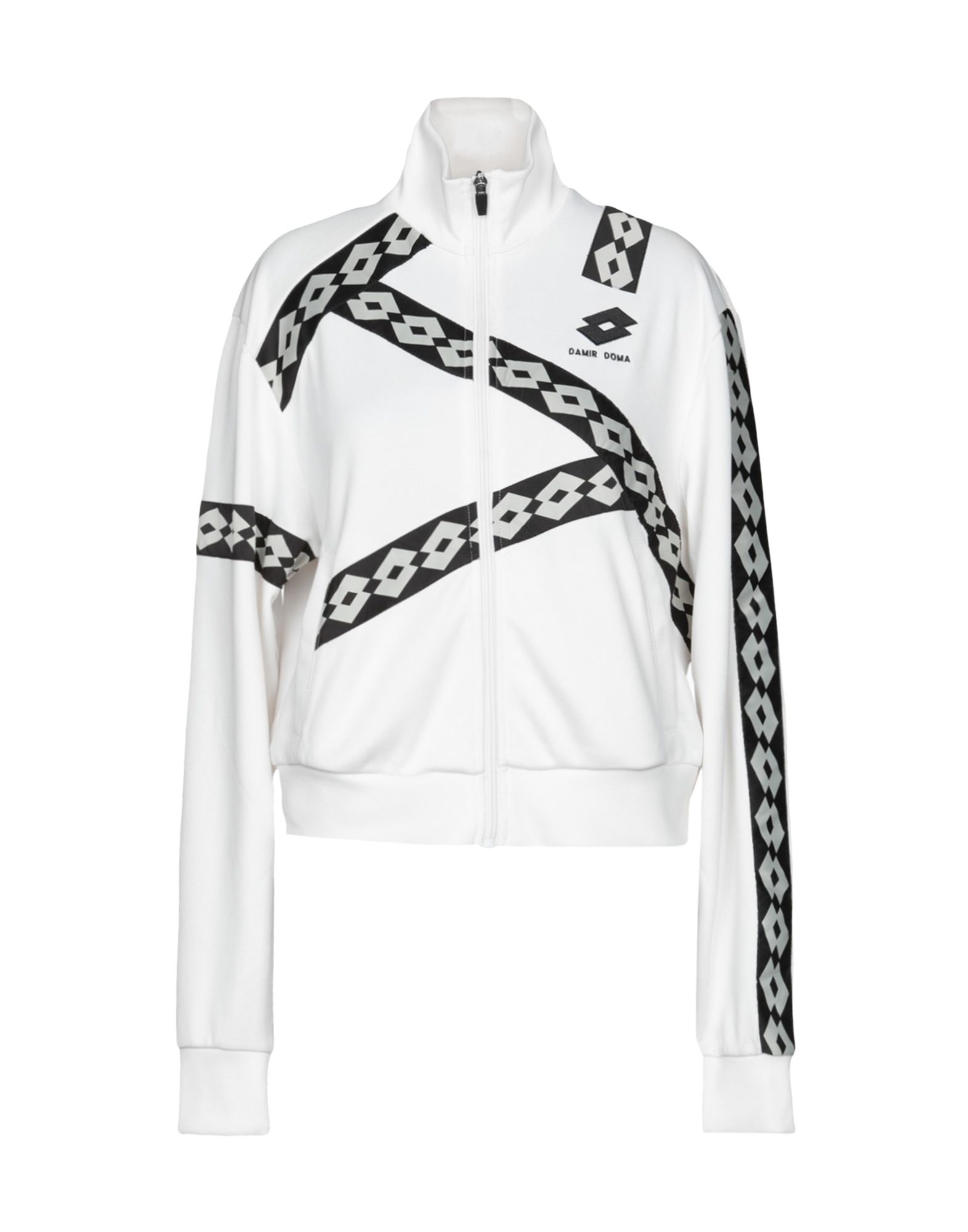 《送料無料》DAMIR DOMA x LOTTO レディース スウェットシャツ ホワイト XS ポリエステル 100%