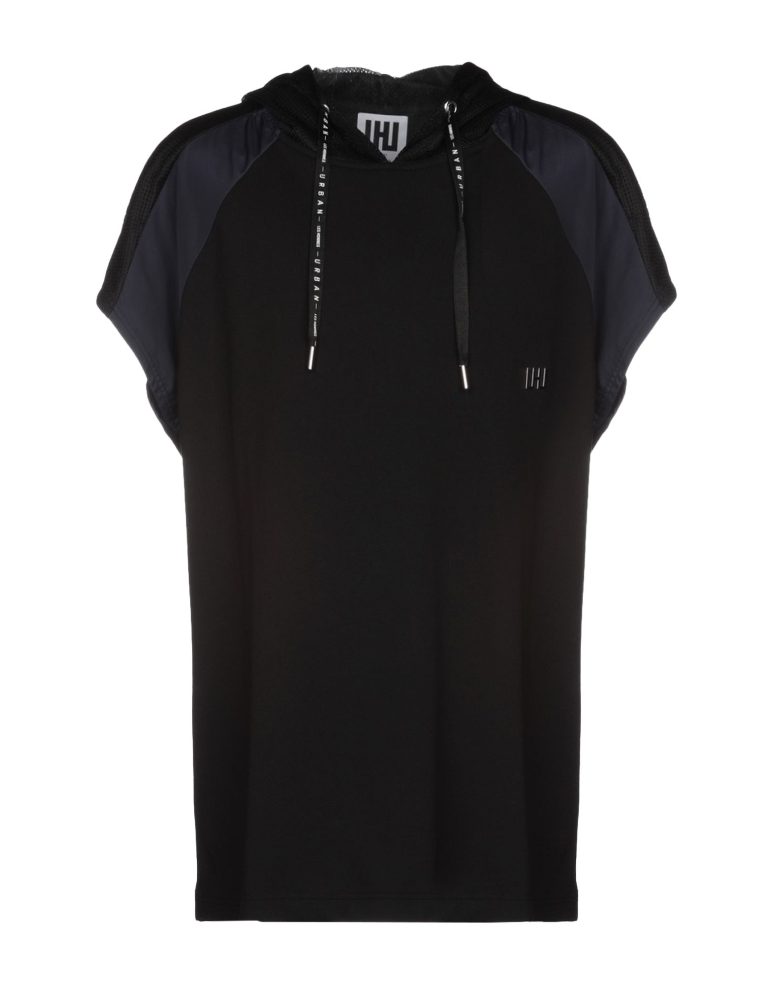 《送料無料》URBAN LES HOMMES メンズ スウェットシャツ ブラック XS コットン 100% / ポリエステル / ナイロン