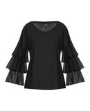 EUROPEAN CULTURE Damen T-shirts Farbe Schwarz Gr��e 4