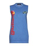 DSQUARED2 Damen T-shirts Farbe Blau Gr��e 3