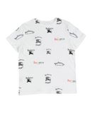 BURBERRY M�dchen 9-16 jahre T-shirts Farbe Wei� Gr��e 2