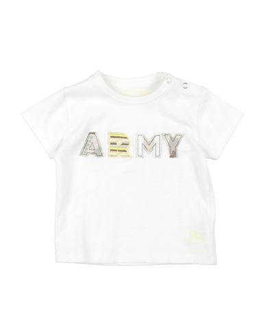 Sp1 Babies'  Newborn Boy T-shirt White Size 3 Cotton