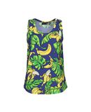 LOVE MOSCHINO Damen Tank Top Farbe Dunkelblau Gr��e 2