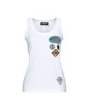 DSQUARED2 Damen Tank Top Farbe Wei� Gr��e 4