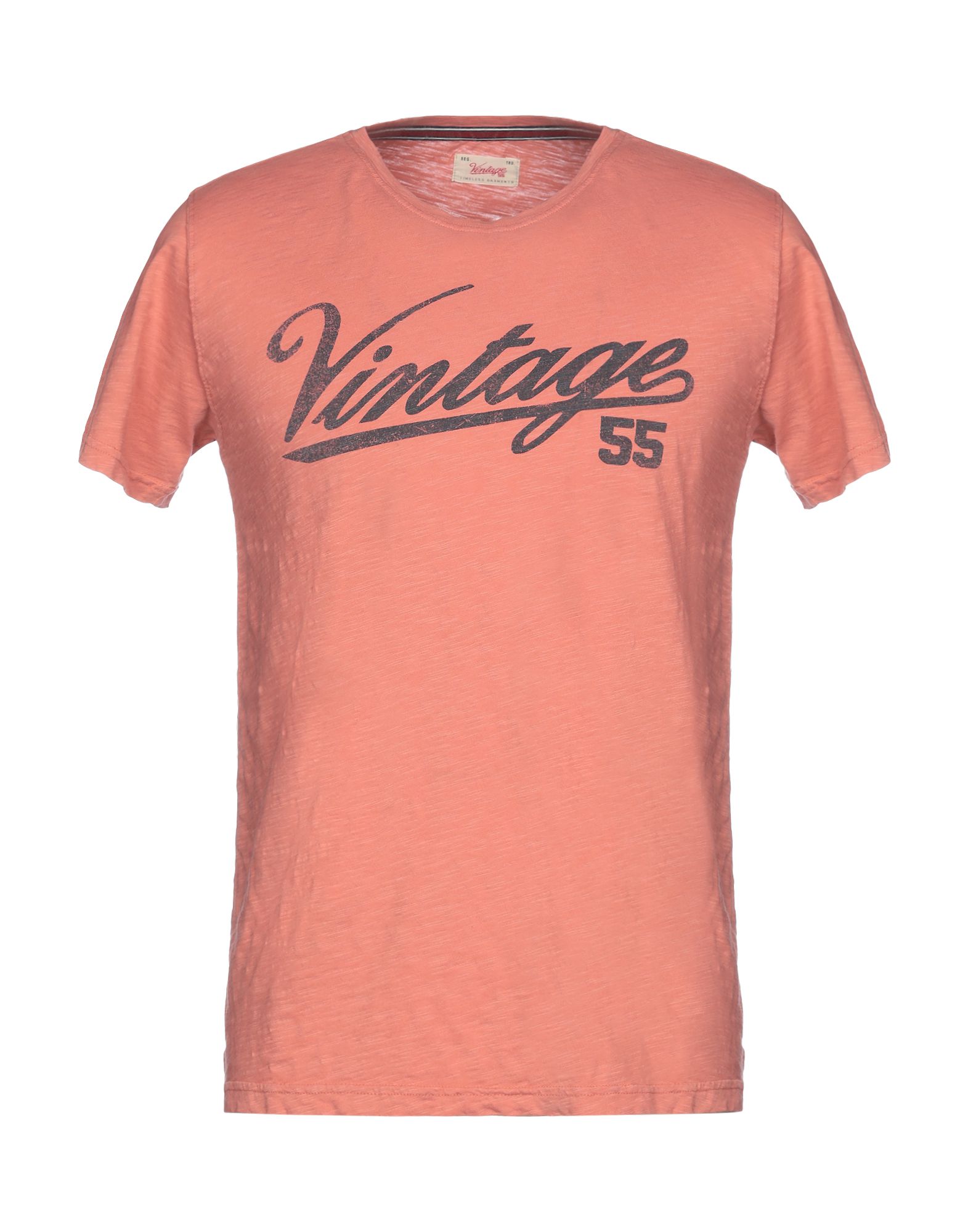 《送料無料》VINTAGE 55 メンズ T シャツ ローズピンク M コットン 100%