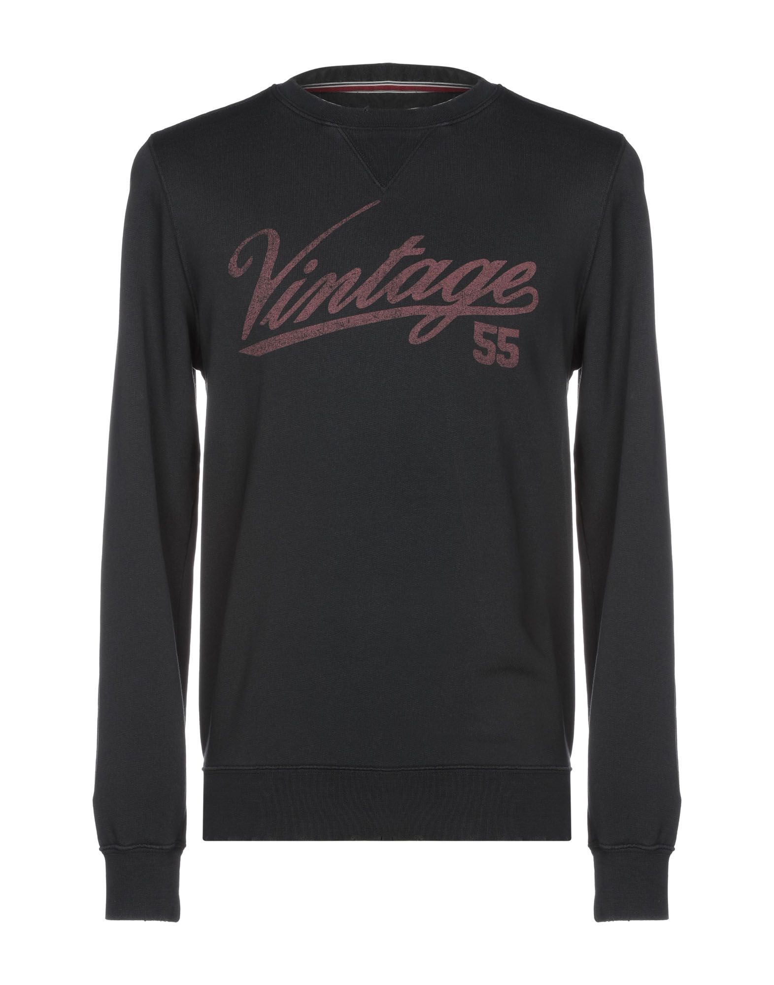《送料無料》VINTAGE 55 メンズ スウェットシャツ 鉛色 S コットン 100%
