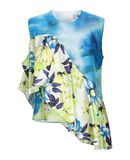 MSGM Damen Top Farbe Azurblau Gr��e 2