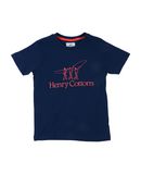 HENRY COTTON�S Jungen 3-8 jahre T-shirts Farbe Dunkelblau Gr��e 6