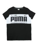 PUMA Jungen 3-8 jahre T-shirts Farbe Schwarz Gr��e 6