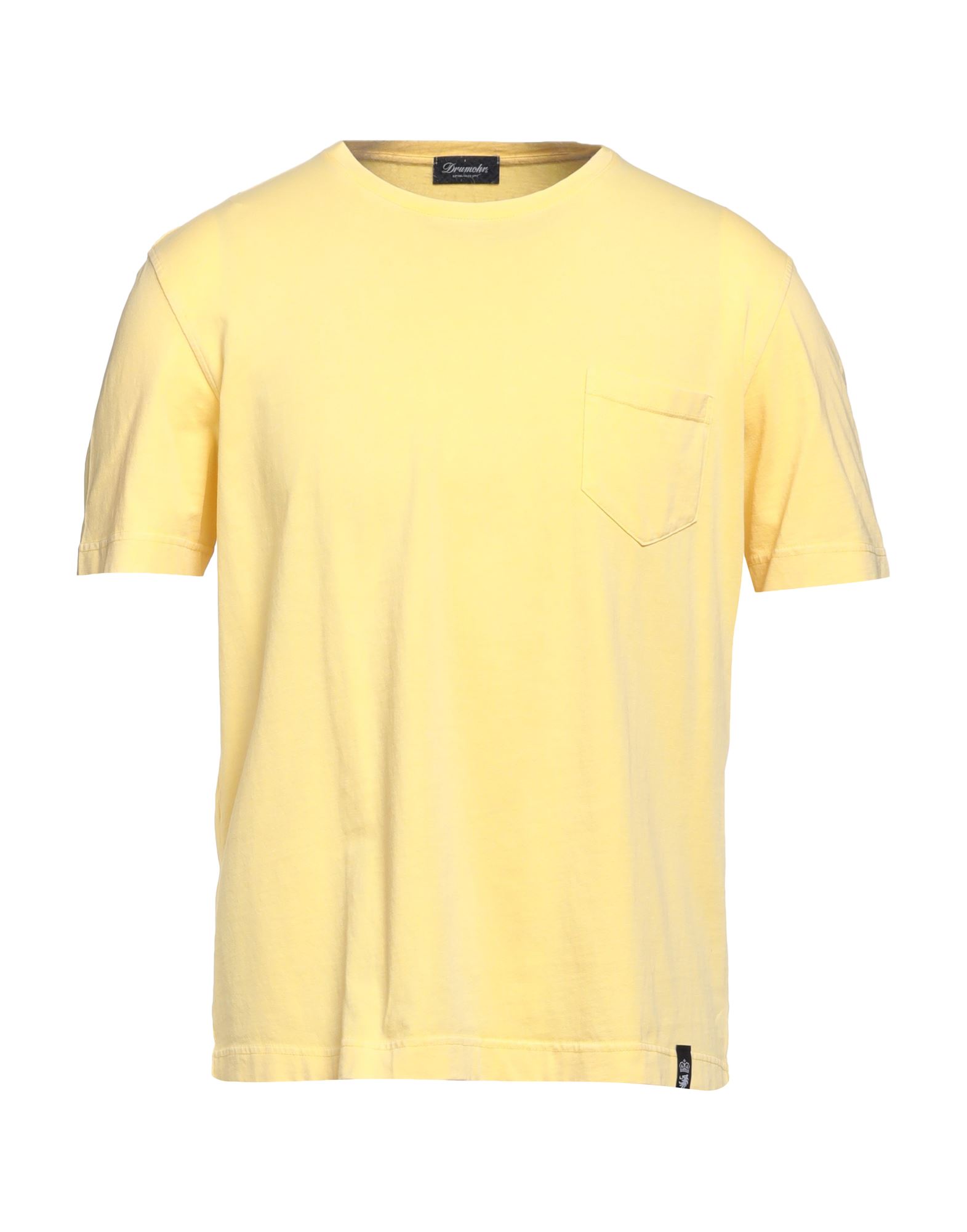 Drumohr T-shirts In Yellow