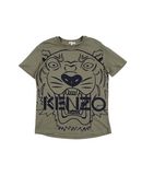 KENZO Jungen 9-16 jahre T-shirts Farbe Milit�rgr�n Gr��e 2