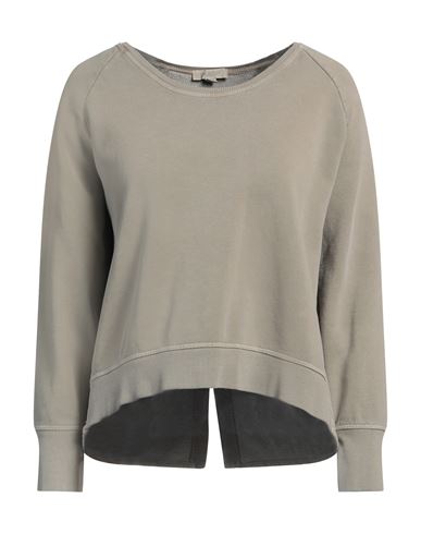 Woman Sweatshirt Light grey Size XS Cotton