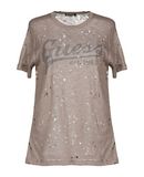 GUESS Damen T-shirts Farbe Grau Gr��e 8