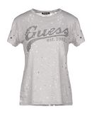 GUESS Damen T-shirts Farbe Hellgrau Gr��e 6