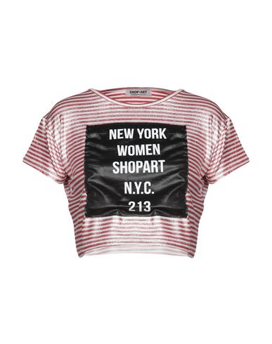 Shop ★ Art Woman T-shirt Red Size Xs Viscose, Polyester, Elastane