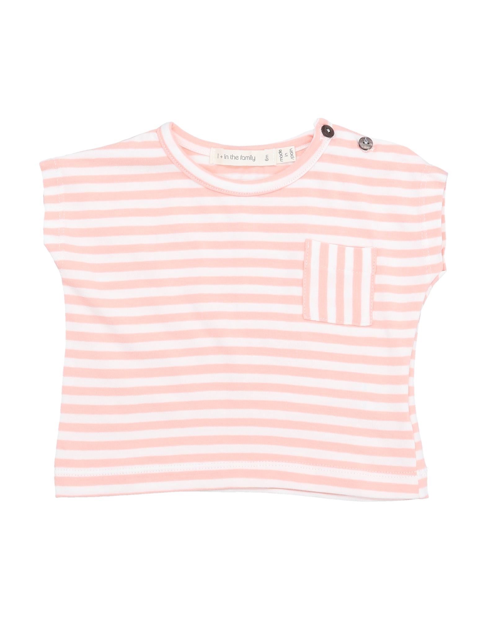 1+ In The Family Kids' T-shirts In Pink