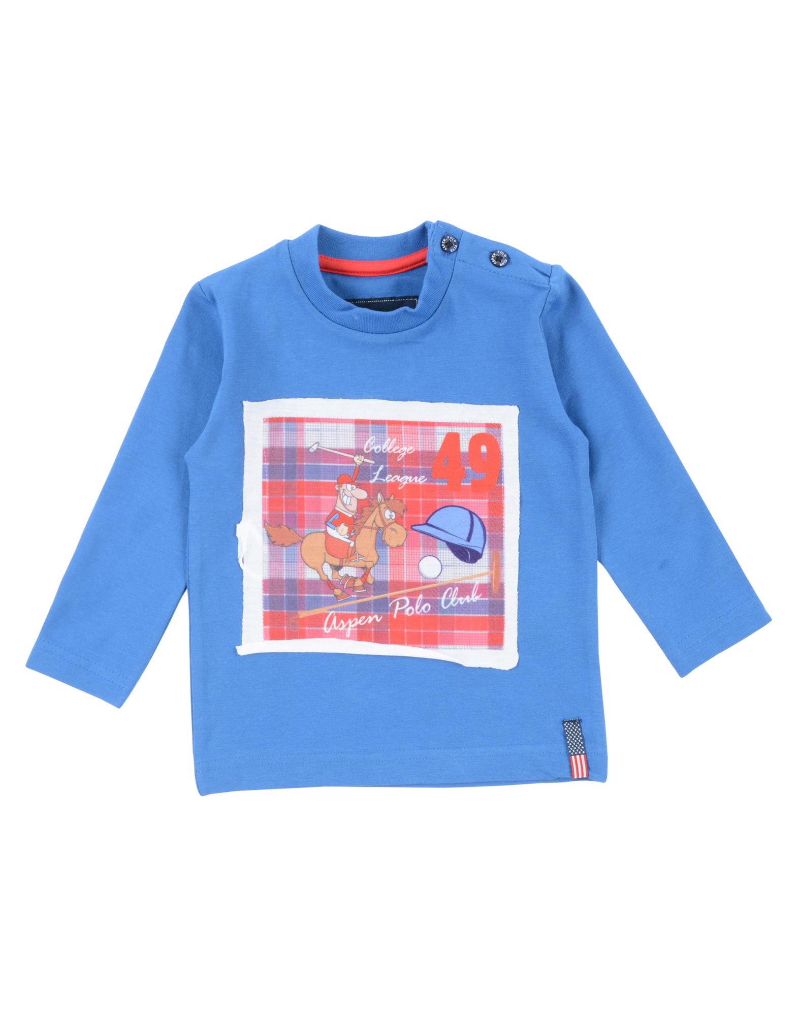 Aspen Polo Club Kids' T-shirts In Blue