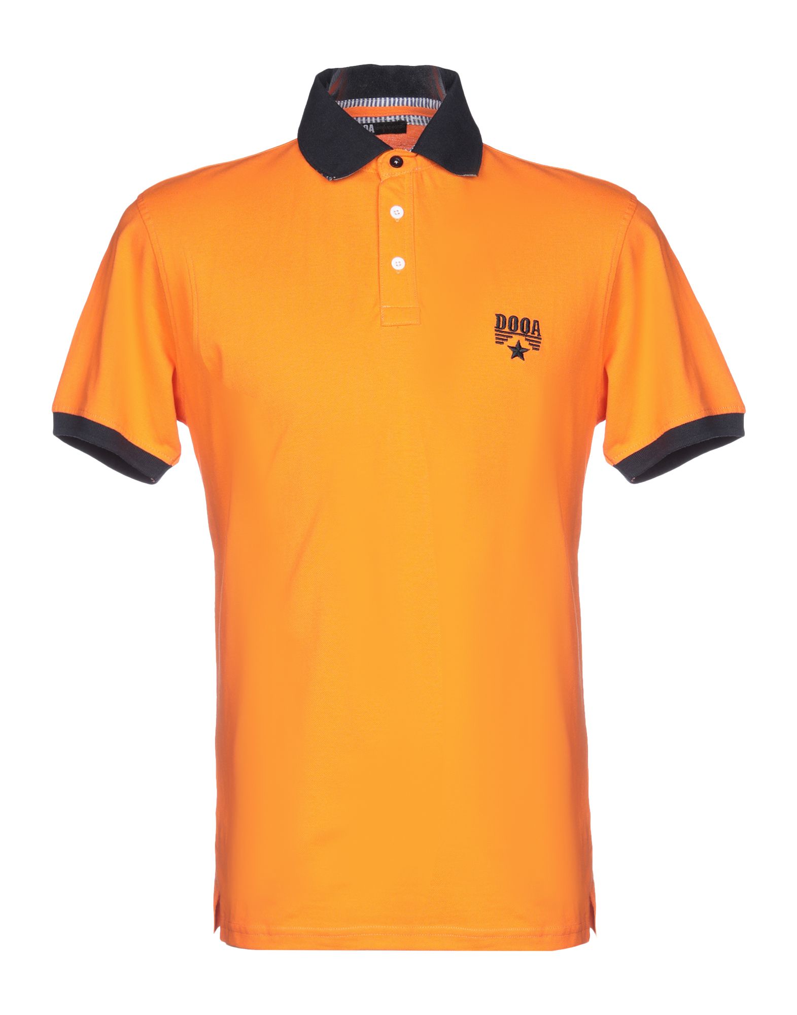 《送料無料》DOOA メンズ ポロシャツ オレンジ S コットン 100%