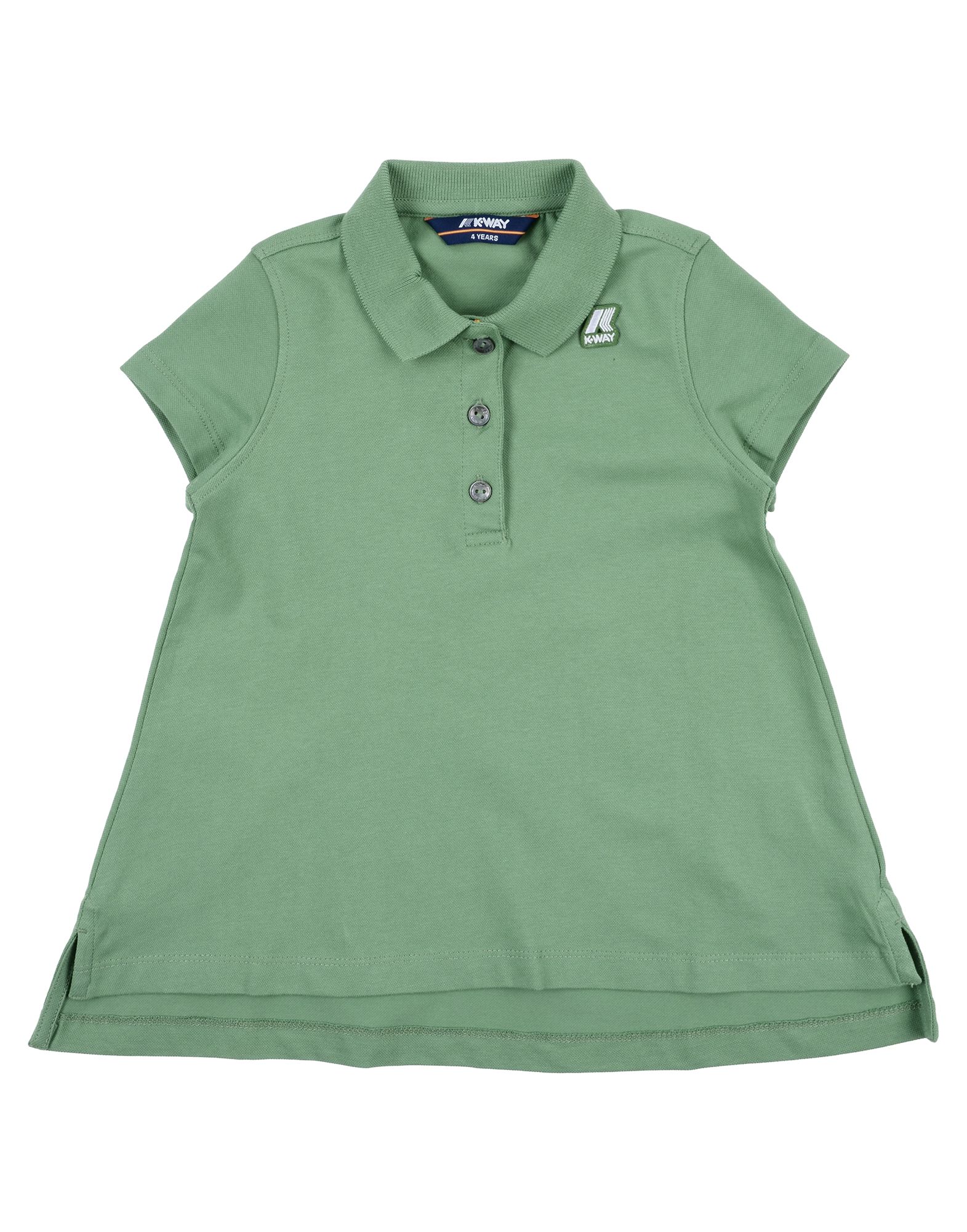 K-way Kids' Polo Shirts In Green