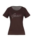 GUESS Damen T-shirts Farbe Dunkelbraun Gr��e 5