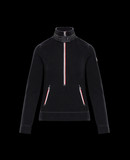 MONCLER ZIPPED MOCK POLO NECK - Tops - women