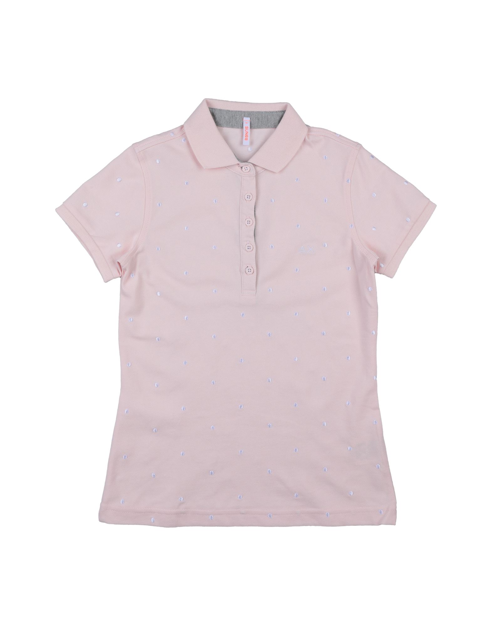 ＜YOOX＞ SUN 68 ガールズ 3-8 歳 ポロシャツ ピンク 4 コットン 95% / ポリウレタン 5%画像