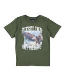 DIESEL Jungen 3-8 jahre T-shirts Farbe Milit�rgr�n Gr��e 4