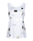 MANILA GRACE Damen Tank Top Farbe Wei� Gr��e 2