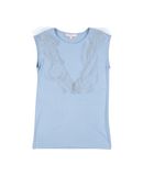 SILVIAN HEACH M�dchen 9-16 jahre T-shirts Farbe Himmelblau Gr��e 4