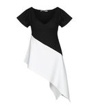 ROSETTA GETTY Damen T-shirts Farbe Schwarz Gre 4