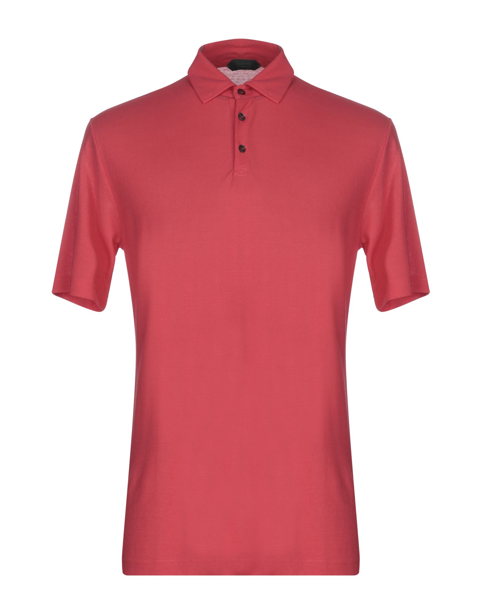 Zanone Polo Shirts In Red