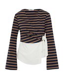 DEREK LAM 10 CROSBY Damen T-shirts Farbe Dunkelblau Gre 5