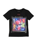 YES LONDON Jungen 3-8 jahre T-shirts Farbe Schwarz Gr��e 5